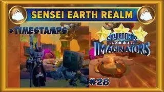 Skylanders Imaginators 100% Walkthrough | Sensei Earth Realm - 3 Stars | 2 Players #28