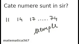 Cate numere sunt in sir?