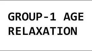 TNPSC GROUP-1 AGE RELAXATION - வேண்டுவோர் கவனத்திற்கு | #group1 #agerelaxation