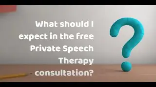 Free Speech Therapy consultation for Private Speech Therapy