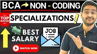 💥Top BCA Non Coding Specializations🤩 Best Non Coding Jobs After BCA💥 #bca #coding #viral #trending