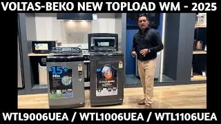 Voltas-Beko New JUMBO SERIES TOP LOAD WM 2025. 9 Kg / 10 Kg / 11 Kg WTL9006UEA / WTL9006UEAH.