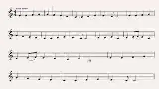 Ode an die Freude (Ode to Joy) - Easy Clarinet Sheet Music