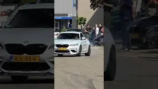 BMW M2 F87 Almost LOSING IT! 💨 - #closecall #carfails #youtubeshorts