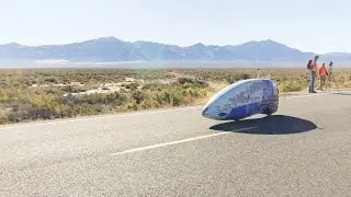70 mph in a bicycle! - ARION1 Land Speed Bicycle