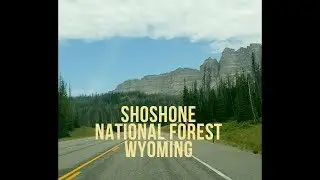 Drive through Shoshone National Forest