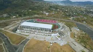 Limbe Omnisport Stadium Drone View.