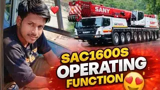 SAC1600S OPERATING FUNCTION 😍...     #crane 