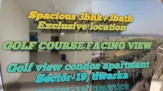 For Rent | Spacious 3bhk+3bath | Golf view condos apt. Sector-19 dwarka | 55,000 pm | 9958494666