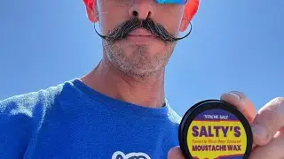 Transform Your Stache: Epic Mustache Styling with Stache Salt ROOT BEER Scented Wax!