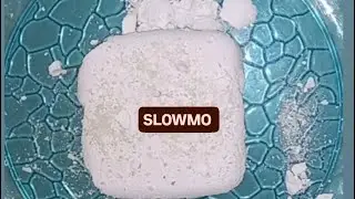 SLOWMO OF HOMEMADE CRUNCHY WHITE GYMCHALK❣️