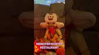 We went to a Monster Hunter Restaurant! #japan #monsterhunter #usj #osaka #food