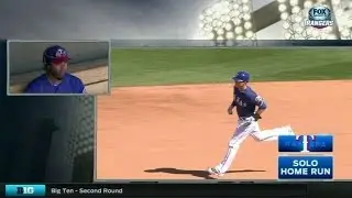 CWS@TEX: Robinson smokes a homer to deep center field