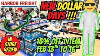 TOP Harbor Freight Dollar Days Tool Deals Just Released! + 15% Off 1 Item This Weekend 13th to 16th
