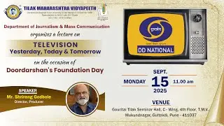 Shrirang Godbole - Television Yesterday, Today & Tomorrow