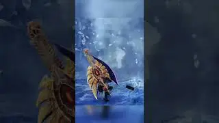 Barioth really thought he could hide behind a storm #monsterhunter #iceborne #chargeblade #shorts