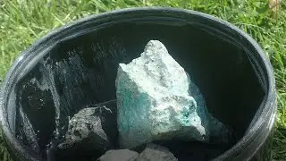 Loading Barrels 1 of 1 - Chrysocolla with Chalcocite -10MAY2022