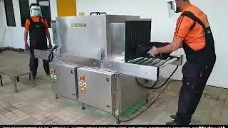 UVC Surface Disinfection Conveyor Type Machine.