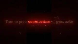 Kaash Tu Mila Hota... 💔🥀black screen lyrics video #kaash #sadlyrics #song #whatsappstatus