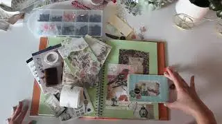 Your Creative Studio Journal KIt Unboxing 2020 (Altered Hidden Paper Clip & Collaged Page)