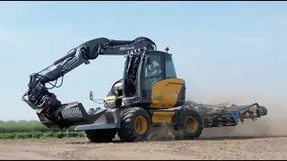 Mecalac 15MWR hefinrichting ploegen