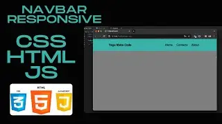 Criando uma simples NAVBAR Responsiva com HTML,CSS,JavaScript