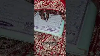 bridal nikaah signature Moments #shorts #ytshortsindia #bridal #nikah #moments