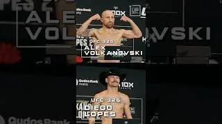 Featherweight championship official weigh in #ufc325