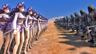 100 RAIDEN SHOGUN vs 20.000 WILD MANs | Ultimate Epic Battle Simulator | UEBS