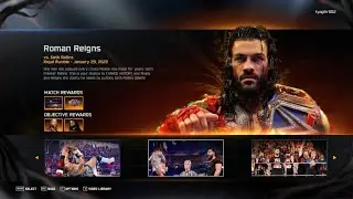 My 2k25 showcase:roman reigns vs seth freakin rollins 