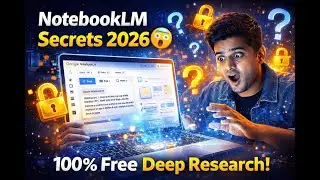 NotebookLM चे Secrets 2026 😱 | Any Language मध्ये 100% Free Deep Research | Coding Katta