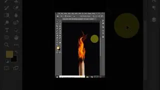 Create Flames 💥 Effect in photoshop #photoshop