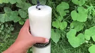 INSTOOK Candle 2 PCS 1 Set Unscented Red Pillar Candle, Long Burning Home Decoration, Christmas,