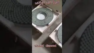 Double sided vitrified diamond grinding disc for surface grinding pcd/pcbn inserts