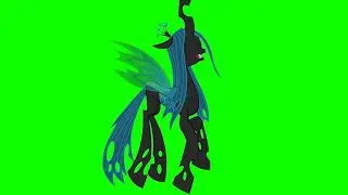 Queen Chrysalis Does a Happy Dance - Green Screen Ponies [Update in description]