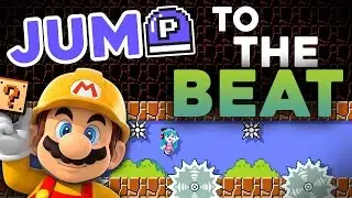 Super Mario Maker - JUMP to the P-SWITCH BEAT - Level Showcase