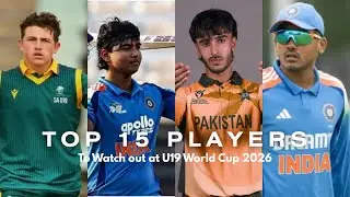 Top 15 Players to Watch at the U19 World Cup 2026 | Future Stars of Cricket | #u19worldcup2026 