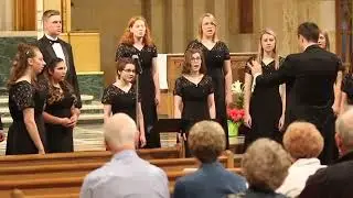 Mount Marty College Prayer performed at Bishop Marty Chapel