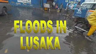 RAINFALL FLOODS IN LUSAKA ZAMBIA - Video # 369