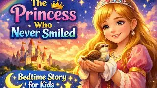 The Princess Who Never Smiled 🌸 | Bedtime Story for Kids in English | Princess Story ✨