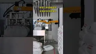 Column Robot Debagging Machine | Automatic Bag Opening & Feeding System