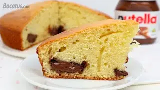 Bizcocho relleno de Nutella