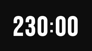 230 Minute Timer