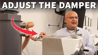 Adjust the Damper on your Electric Sample Roaster
