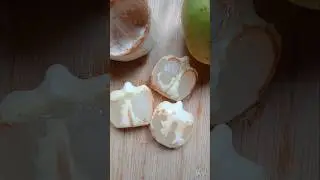 Summer Fruit Ice Apple looking like a wow #shorts #food #summer #iceapple #তাল