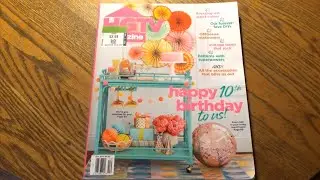 It Looks HOMEY On Paper - HGTV Magazine for October 2021 - 10 Years With Pete