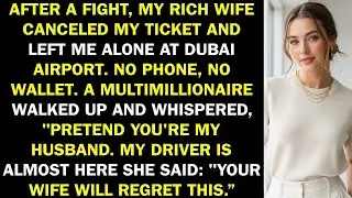 AFTER A FIGHT, MY RICH WIFE CANCELED MY TICKET AND LEFT ME ALONE AT DUBAI AIRPORT NO PHONE, NO WALL