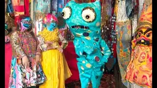 Tipsy Blue Puppets and their Kind-Hearted Friends, #surrealism  #aianimation