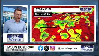 Severe storm & flood threat update for the Carolinas.