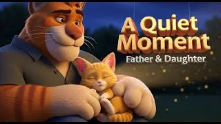 Cozy Cat Movie Night Under The Stars 🌙 | Heartwarming 3D Animation | Whisker Tales